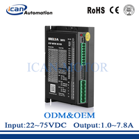 Bon prix, livraison rapide, driver de moteur pas à pas ICAN MR7 DMX Nema 34 VAC18-60V 2.4A-7.2A Impulsion + Direction pour automatisation industrielle