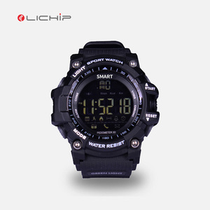 LICHIP new hotsales 12 meses de larga espera a prueba de agua EX16 impermeable reloj inteligente ip67 - Product Image 1