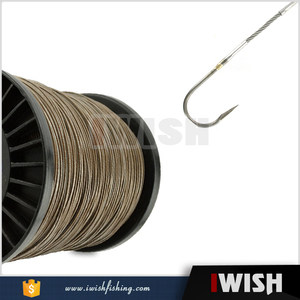 <span class=keywords><strong>Nylon</strong></span> Gecoat 7X7 304 Roestvrij Vliegtuigen 1000 Voeten Leider Draad Voor Vissen Rigs - Product Image 1