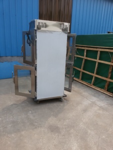 ประตูคู่ไฟฟ้าเชิงพาณิชย์สแตนเลสโรงพยาบาลอาหารอุ่นรถเข็น - Product Image 6