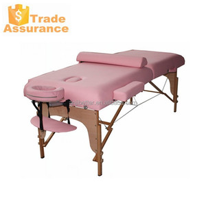 Camilla de Masajes Plegable Portátil de Madera para Salón de Belleza y Spa, Ajustable, de Gran Tamaño, Venta al Por Mayor de Fábrica - Product Image 2