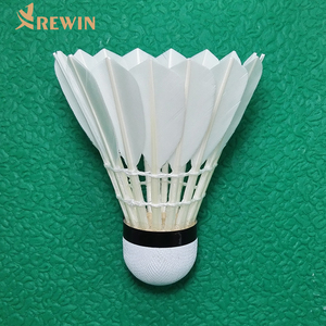 REWIN CHAMPION NO.1 Volant de badminton professionnel de qualité supérieure, niveau tournoi, 2 couches, le plus durable, écologique, fabriqué en plumes de canard de première qualité - Product Image 4