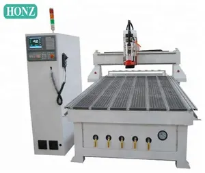 Honzhan HZ-R1325 9KW ATC ATC eixo cnc roteador máquina de corte de madeira faca para trabalhar madeira