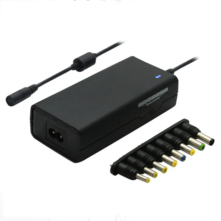 2021 Hot selling 90W Manual Universal AC DC Laptop power Adapter chargers With 8 different DC tips for Dell/HP