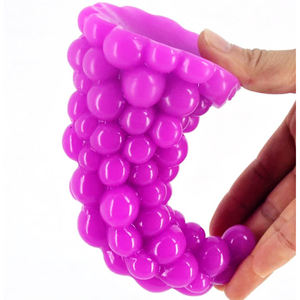 Juguete Sexual FAAK, Vibrador Anal con Partículas Grandes <span class=keywords><strong>de</strong></span> Uva, Estimulador <span class=keywords><strong>de</strong></span> Vagina y Ano, Tapón Anal con Succión, Dildo Expandible - Product Image 3