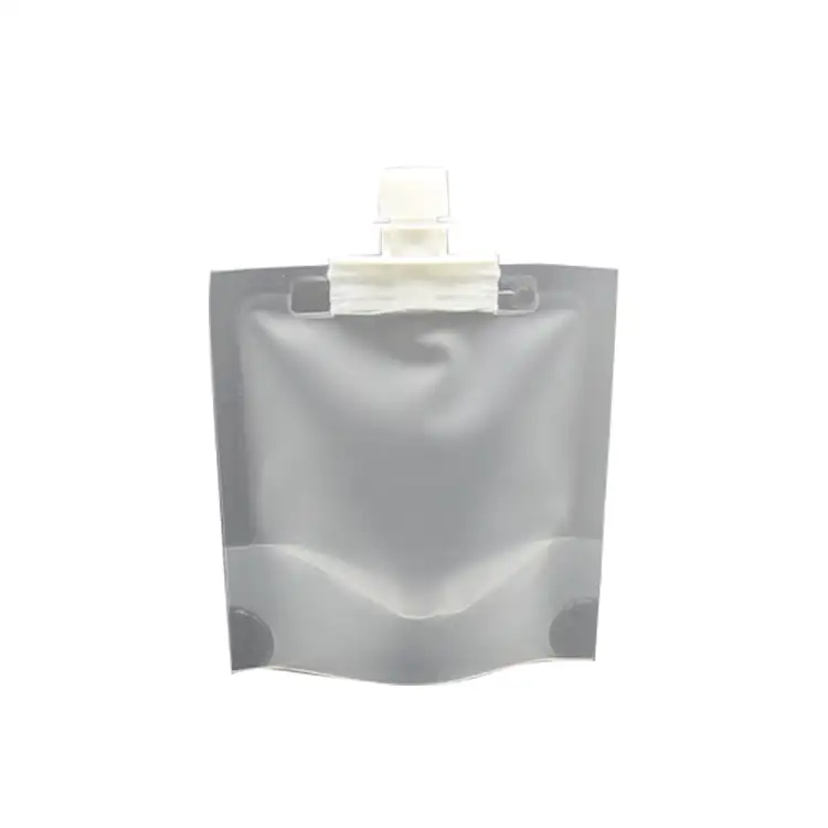 Saco de empacotamento personalizado impressão pequena saco de recarga mylar saco líquido de suco com bico