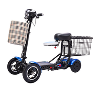 Scooter électrique pliable léger et portable pour adultes, à grande vitesse, à quatre roues et sans balais
