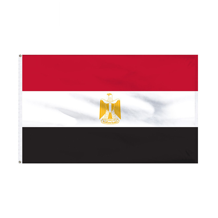 Египетский флаг ткань 100% полиэстер большие флаги продажа