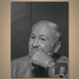 100% personnes célèbres à la main peinture à l'huile portrait - Product Image 1