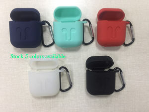 LLavero de calidad <span class=keywords><strong>AAA</strong></span> estuche de auriculares de fácil transporte, soporte de auriculares de silicona para <span class=keywords><strong>airpods</strong></span> - Product Image 6