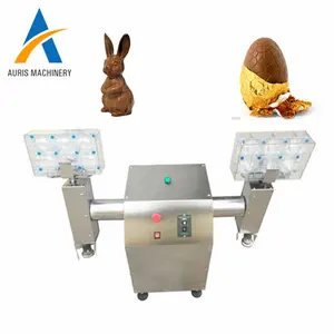 Hot sale popular peaches eggs hollow apple Christmas chocolate bean molding forming machine