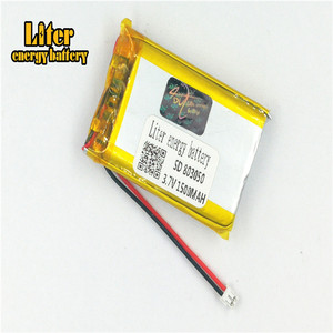 Plug 1,5-2 p 3,7 V 803050 1500 mAh high quality Lithium Polymer Li-ion battery Lipo battery - Product Image 1