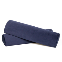 Cuscino Ergonomico per Poggiapiedi da Ufficio a Forma di Mezzo Cilindro, Supporto per Gambe e Piedi in Schiuma per Scrivania