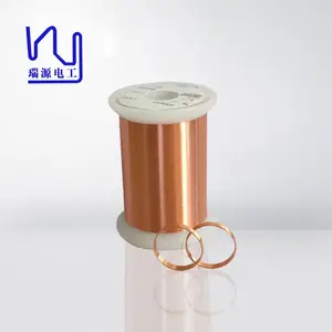 Fio de cobre revestido para solda, fio de cobre fino revestido, alta pureza, 0.05mm, cobre isolado, esmaltado, sólido para micro motores 1uew 0.032mm