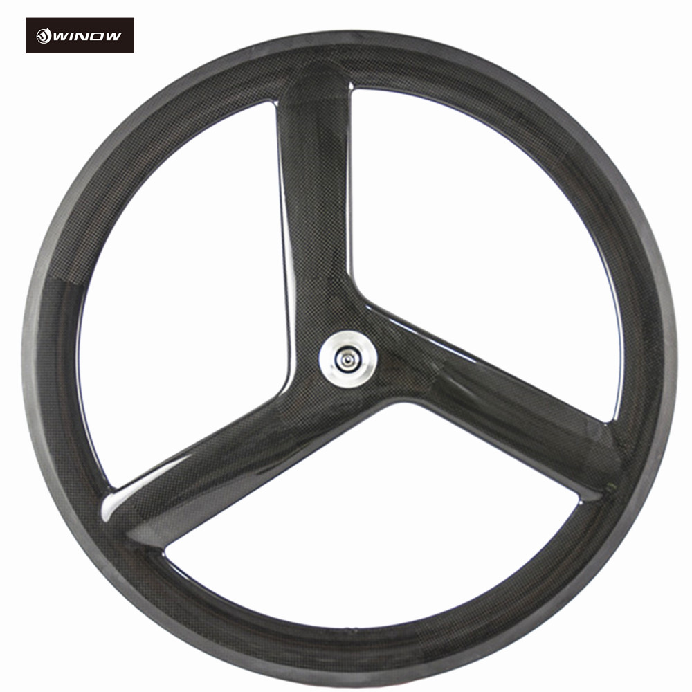 Winowsports ファクトリー製 700C カーボンホイール 3本スポークまたは