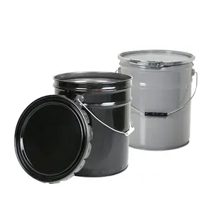 18 liters industrial use bucket,18L export packaging metal drum,paint pail with lug lid