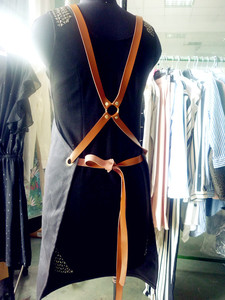 <span class=keywords><strong>Tablier</strong></span> <span class=keywords><strong>de</strong></span> <span class=keywords><strong>travail</strong></span> en toile cirée robuste avec plusieurs poches pour outils, équipement d'atelier <span class=keywords><strong>professionnel</strong></span> imperméable pour barbecue, charpentier, chef - Product Image 6