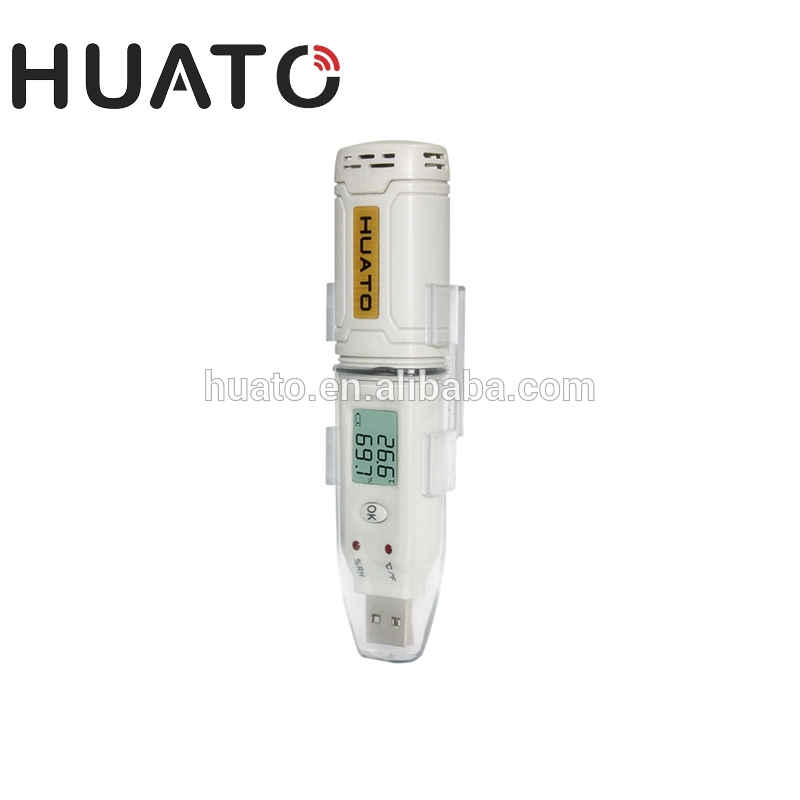 Портативный usb-регистратор данных о температуре и влажности с памятью 43k
