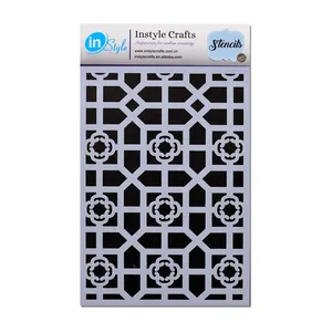 Painting Stencil Custom Drawing Template DIY Creative Craft Mandala Plastic Stencil For Painting And Scrapbooking