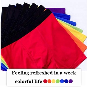 Ropa interior de microfibra para hombre, calzoncillos bóxer de lujo con estampado liso, Modal/algodón, colores personalizados, oferta especial, 1500 piezas - Product Image 2