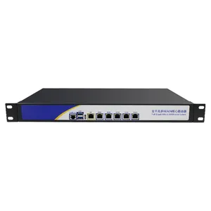 OEM إنتل سيليرون 2980U pfsense الأجهزة 1U جدار الحماية مع 6 إنتل 82583V 1000M Lan