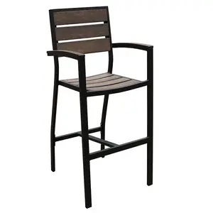 Wooden Plywood Aluminum Outdoor Bar Stool Supplier