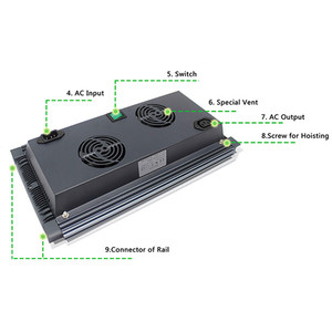 2016 venta caliente artículo de alimentación en sistemas de cultivo hidropónico alto lumen 300 <span class=keywords><strong>w</strong></span> led crece la luz - Product Image 5