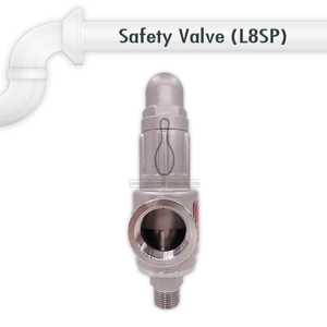 Aire L8SP de acero inoxidable CF8M 316/317 y vaz sin palanca de la caldera de vapor de la válvula de seguridad - Product Image 2