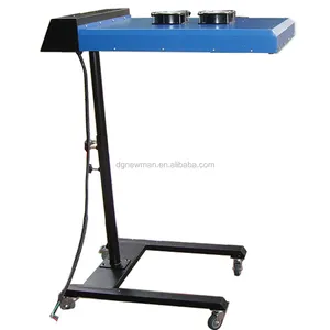 IR lamp flash dryer with sensor use for Silk screen printing with adjustable stand t-shirt cloth