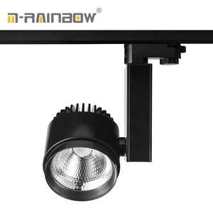 Surface <span class=keywords><strong>Suspension</strong></span> Encastré led <span class=keywords><strong>spot</strong></span> guide rail d'éclairage 35 W 40 W cob led piste lampe pour salle d'exposition - Product Image 5