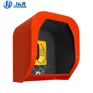 Cabine téléphonique insonorisée J&R JR-TH-01 avec réduction du bruit de 23 dB, pour appels publics, montage sur pilier, télécommunications - Product Image 6