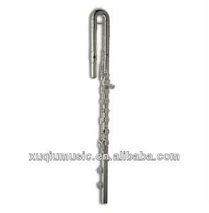 Musical Instrument Silver Plated C key Bass Flute