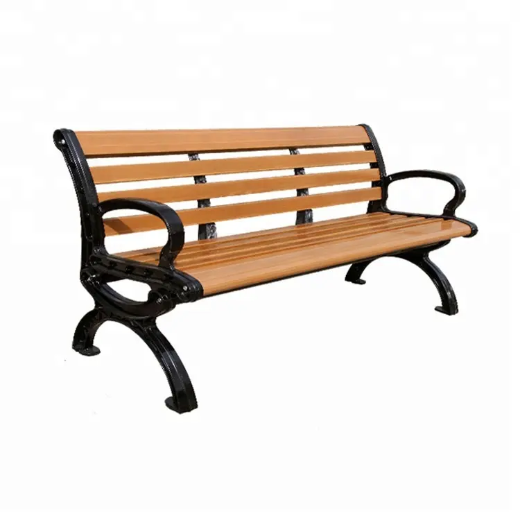 Современный стул для общественных парков с деревянной стальной рамой на продажу