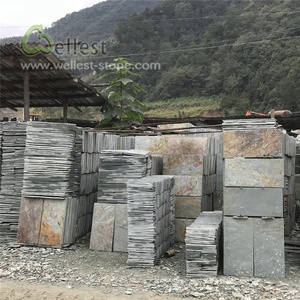 Base verde Ardesia Arrugginito Pavimento di Piastrelle per <span class=keywords><strong>Esterni</strong></span> Pavimentazione - Product Image 6