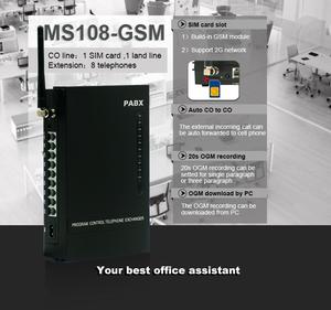 ระบบโทรศัพท์ PABX GSM รุ่น MS108-GSM พร้อมซิมการ์ด รองรับการต่อสายภายใน 8 เครื่อง พร้อมฟังก์ชั่นโอนสายและแสดงหมายเลขโทรเข้า รับประกัน 1 ปี - Product Image 2