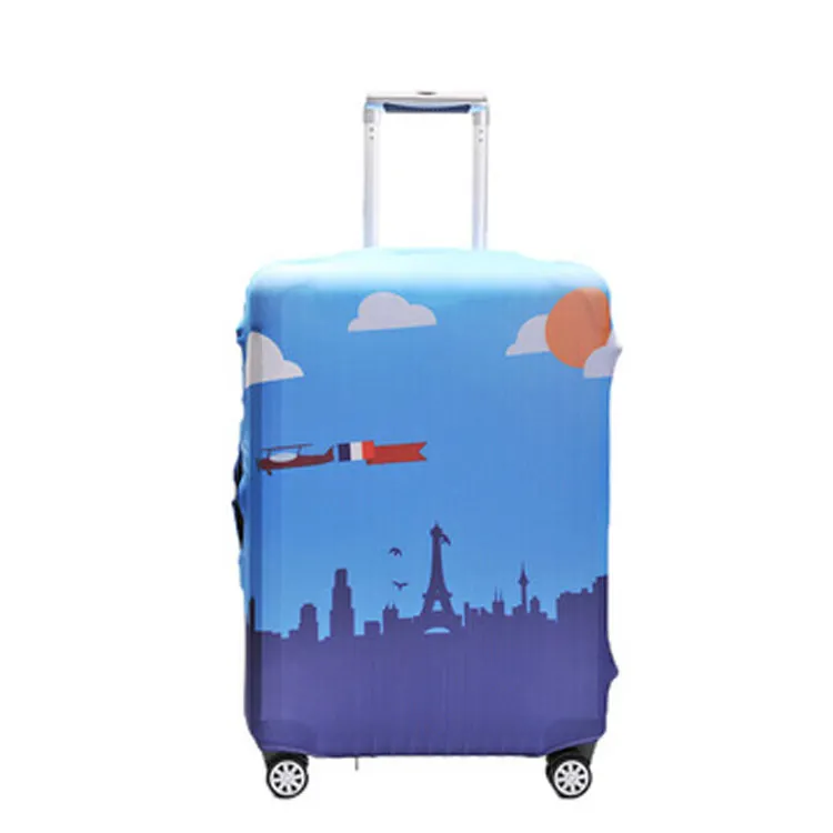Stampa di modo vendite calde custom spandex copertura bagaglio per valigia