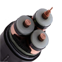 Cable de Conductor de Cobre de Alto Voltaje 1.8-3KV XLPE 400 SQMM Cable de Alimentación