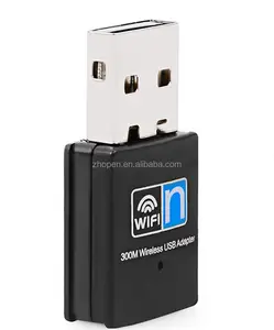 迷你USB WiFi适配器300Mbps Wifi接收器外部无线网卡便携式Adaptador wi-fi加密狗802.11n/b/g