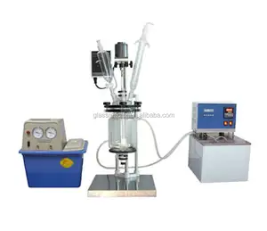 laboratory pyrolysis reactor 2l chemical resin reactor with agitation system