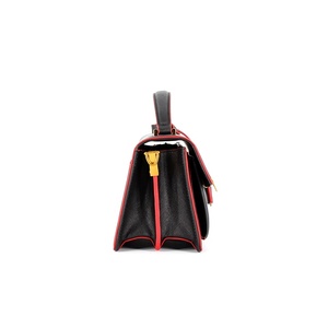 Sac à main en cuir véritable de luxe pour femmes, sac à main noir pour femmes, sacs à bandoulière pour femmes - Product Image 3