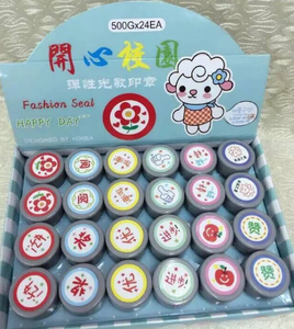 ילדים Cartoon שמח קמפוס חותם/חותמת מורה הערות חותמות גמיש רגיש חותמות הוראה פרקים - Product Image 4