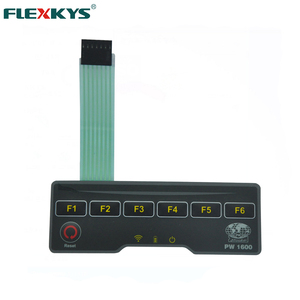 Tùy chỉnh lexan bàn phím tự dính <span class=keywords><strong>5</strong></span> key màng <span class=keywords><strong>switch</strong></span> - Product Image 4