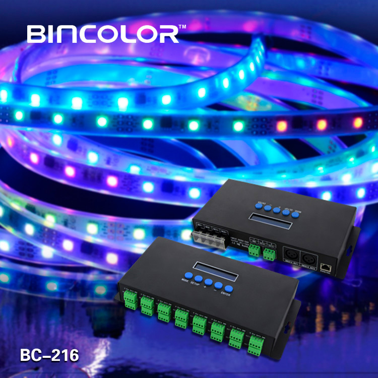 Led Controller BC-216 Led Display Ethernet DMX Pixel Light Switch Led Pixel Controller Pc Programmable Led Display Controller