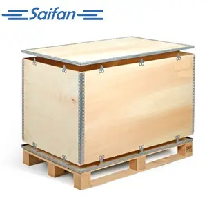 Новая технология, автоматическая упаковочная машина для деревянных фанерных коробок