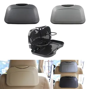 ที่วางขวดเครื่องดื่มที่นั่งด้านหลังรถยนต์ทำจากพลาสติก,โต๊ะทานอาหารด้านหลังเบาะรถยนต์สำหรับเดินทาง - Product Image 1