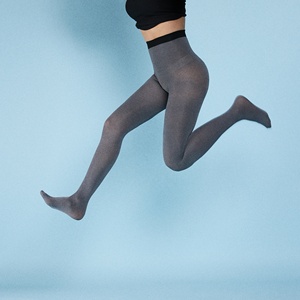 Low MOQ Israeli Material Black Diamond Yarn Stockings Nylon 66 Opaque <strong>Glitter</strong> Shining <strong>Tights</strong> - Product Image 5