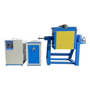 Fourneau de fusion à <span class=keywords><strong>induction</strong></span> pour la petite fusion de cuivre de rebut, best-seller, 50 kg - Product Image 3