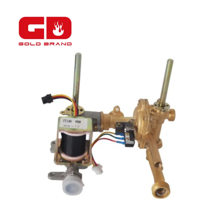Copper shrink water valve for gas water heater parts
