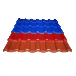 Prezzo a buon mercato leggero, blu/rosso/nero/arancione colore personalizzato di plastica in pvc tegola
