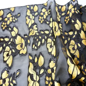 KEER Custom Factory Supplier Premium Modern style metallic brocade clip jacquard fabric